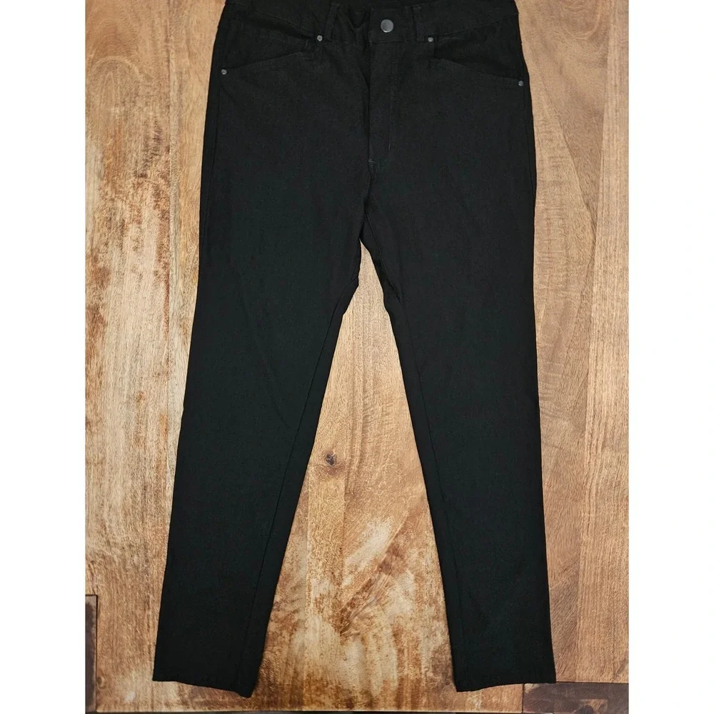 Swiss Alps Casual Pants Men's 34x32 Black Comfort Stretch Performance
